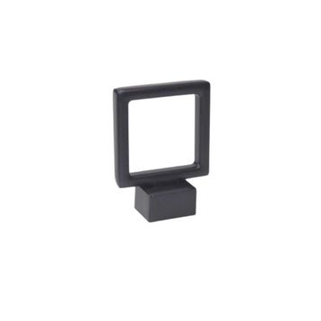 System 47 mm SY4636 0047 AL6-AL6 Siyah Düğme Kulp