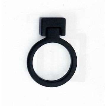 System 50 mm SY4624 0050 AL6-AL6 Siyah Düğme Kulp