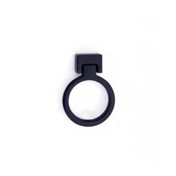 System 50 mm SY4624 0050 AL6-AL6 Siyah Düğme Kulp