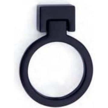 System 50 mm SY4624 0050 AL6-AL6 Siyah Düğme Kulp