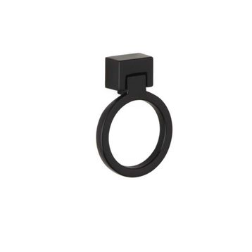 System 50 mm SY4624 0050 AL6-AL6 Siyah Düğme Kulp