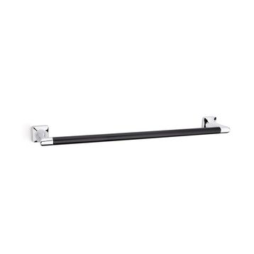 System BA10004 001004 CR-AL6 Pruva 45 cm Siyah Krom Uzun Havluluk