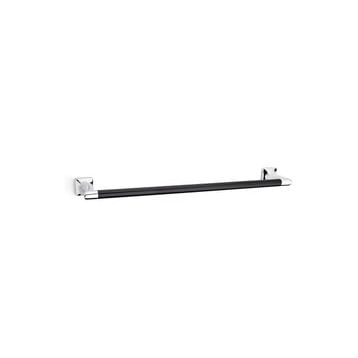 System BA10004 001004 CR-AL6 Pruva 45 cm Siyah Krom Uzun Havluluk