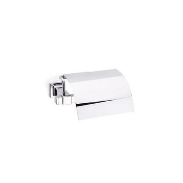 System BA10006 001010 CR Q-Line Krom Kapaklı Tuvalet Kağıtlığı