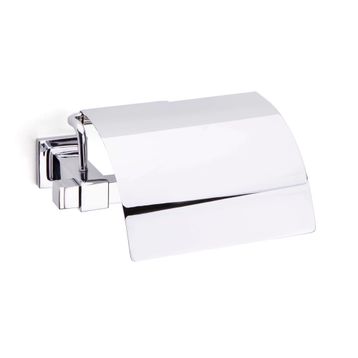 System BA10006 001010 CR Q-Line Krom Kapaklı Tuvalet Kağıtlığı
