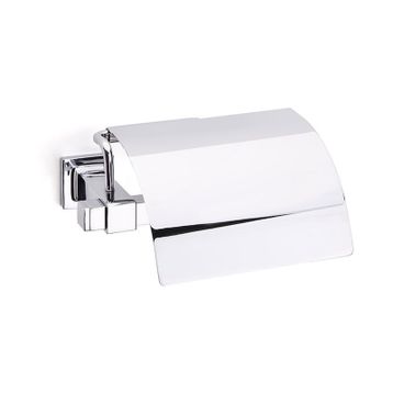 System BA10006 001010 CR Q-Line Krom Kapaklı Tuvalet Kağıtlığı