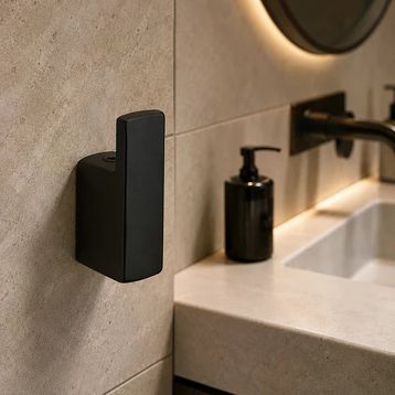 System BA1019 001 AL6 Siyah Flat Askılık