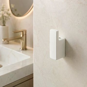 System BA1019 001 AL7 Flat Beyaz Askılık