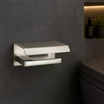 System BA1019 011 NBM Flat Kapaklı Saten Tuvalet Kağıtlığı