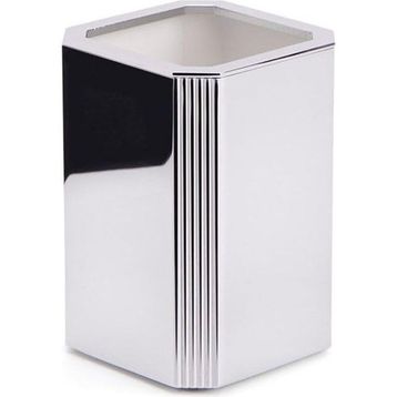 System BA2011 007 CR 102x70x70 mm Tezgah Üstü Krom Diş Fırçalık
