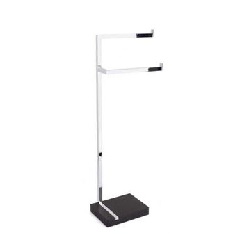 System BA4008 051 CR Hareketli Krom Siyah WC Set