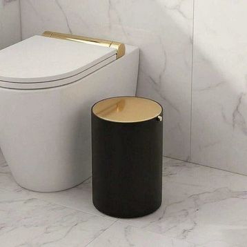 System BA4013 032 AL6-GL Siyah Gold 3 lt Çöp Kovası