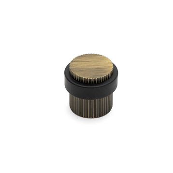System DS1016 0038 ABM-P6 Antik Saten Mat Siyah 38 mm Kapı Stobu