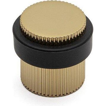 System DS1016 0038 GL-P6 Altın Siyah 38 mm Kapı Stobu