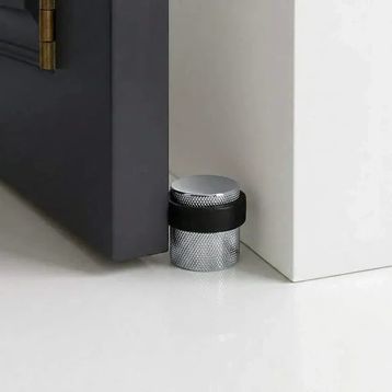 System Ds1016 0038 Siyah Cr P6 Krom Kapı Stoperi