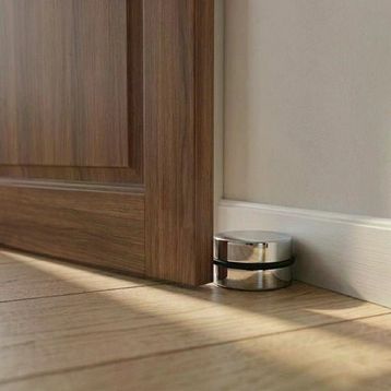 System DS1022 0080 CR-P6 Ağırlıklı Krom Tampon Kapı Stoperi