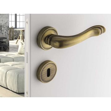 System HA129RO14 ABM Antik Saten Mat Victoria Kapı Kolu