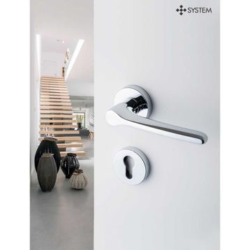 System HA174RO12 CR Metis Krom Kapı Kolu