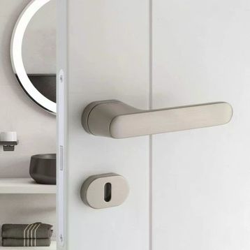 System HA202RO16 NB Nikel Saten Akik Kapı Kolu