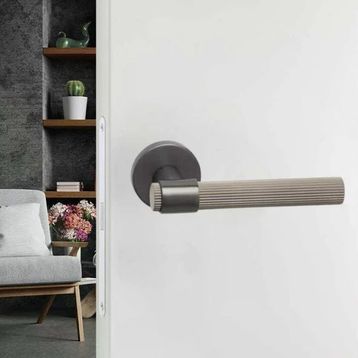 System HA212RO12 BBN Füme Saten Axel-L Kapı Kolu