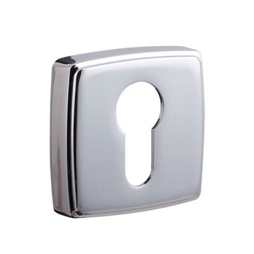 System Kare CR Krom Yale Rozet Kapağı