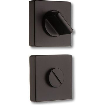 System RO11W AL6 Siyah Banyo Kapı Rozeti