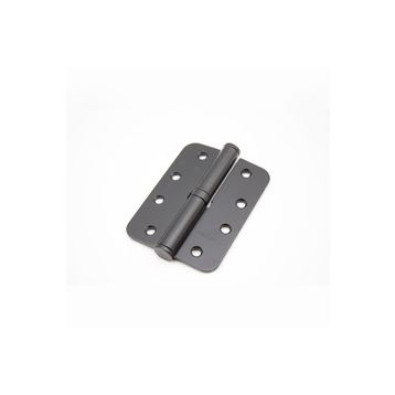 System SH100R AL6 10 cm Okka Sağ 3 mm Mat Siyah Menteşe