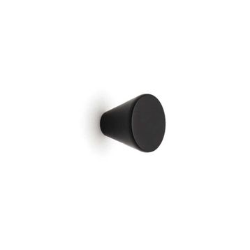 System SY1455 0030 AL6 Düğme Siyah 30 mm Kulp