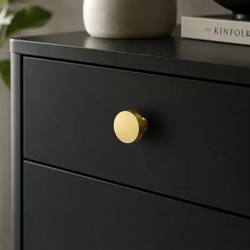 System SY1910 0026 BB Füme 26 mm Düğme Mobilya Kulpu