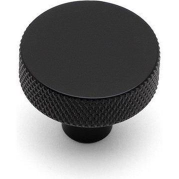 System SY1980 0032 AL6 Siyah 32 mm Düğme Mobilya Kulpu