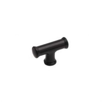 System SY4226 0008 AL6 Düğme Siyah 8 mm Kulp