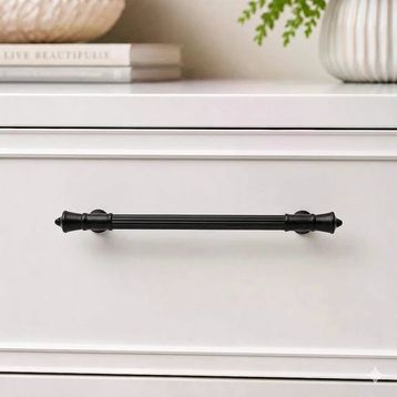 System SY4675 0128 AL6-AL6 Siyah 128 mm Kulp