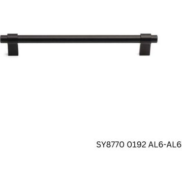 System SY8770 0192 AL6-AL6 Siyah 192 mm Kulp