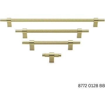 System SY8772 0128 BB-BB Mat Altın 128 mm Kulp