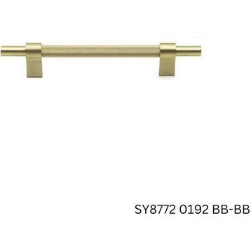 System SY8772 0192 BB-BB Mat Altın 192 mm Kulp