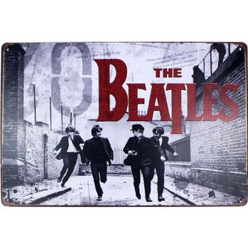 T-Bek Dekoratif Vintage The Beatles 20x30 cm Metal Pano Poster