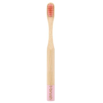 T-Brush Bambu Pembe Çocuk Diş Fırçası