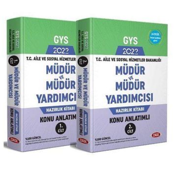 T.C. Aile Sosyal Hizmet Bakanlığı GYS Müdür ve Müdür Yardımcısı Konu Anlatımlı 1-2 Data Yayınları