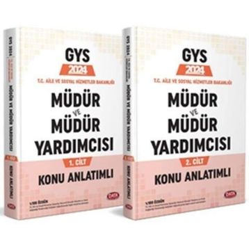 T.C. Aile Sosyal Hizmet Bakanlığı GYS Müdür ve Müdür Yardımcısı Konu Anlatımlı 1-2 Data Yayınları