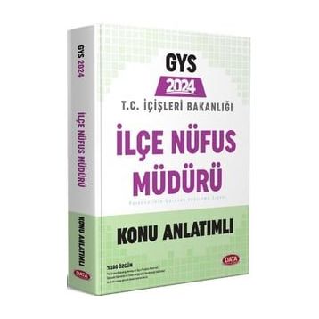 T.C. İçişleri Bakanlığı İlçe Nüfus Müdürü Gys Hazırlık Kitabı - Data Yayınları