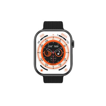 T-Max HK9 Pro Max Çift Kordonlu Siyah Akıllı Saat