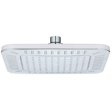 T-may Banyo Çamlıca Kare Krom Beyaz Paslanmaz Tepe Duş Seti Başlığı