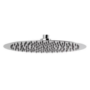 T-May Sardes Oval İnce 30x30 cm Metal Duş Seti