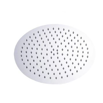 T-May Sardes Oval İnce 30x30 cm Metal Duş Seti