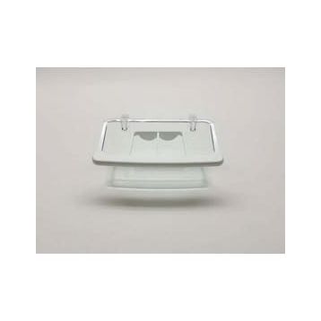 T-Pet 10 cm Şeffaf Izgaralı Yemlik