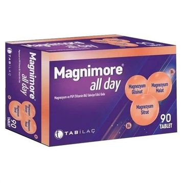 Tab İlaç Magnimore All Day Magnezyum 90 Tablet