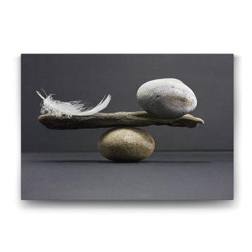 Tablo 360 Taş Ve Tüy Dengesi 45x30cm Tablo