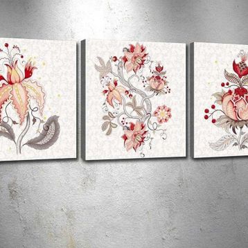 Tablo Center 3 Parçalı Kanvas Tablo