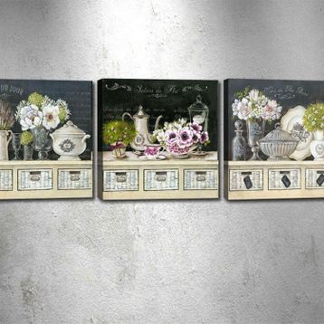 Tablo Center DRPRC9003 3 Parçalı Kanvas Tablo