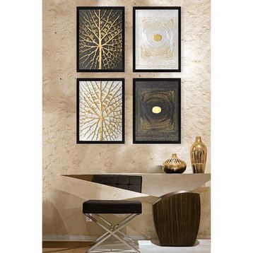 Tablo Center SET 4 Parçalı Çerçeveli Tablo